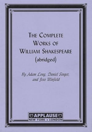 Image du vendeur pour Complete Works of William Shakespeare mis en vente par GreatBookPrices