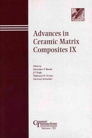 Immagine del venditore per Advances in Ceramic Matrix Composites IX : Proceedings of the Ceramic Matrix Composites Symposium Held at the 105th Annual Meeting of the American Ceramic Society, April 27-30, 2003 , in Nashville, Tennessee venduto da GreatBookPrices