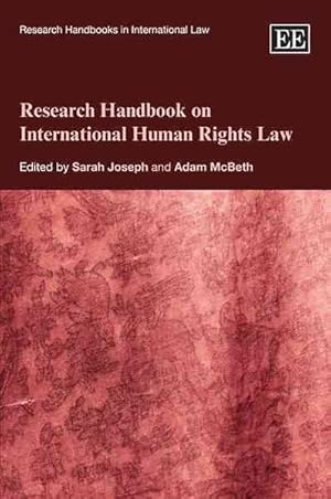 Image du vendeur pour Research Handbook on International Human Rights Law mis en vente par GreatBookPrices