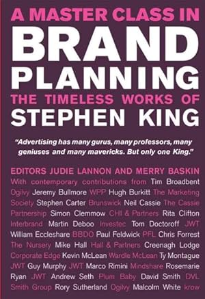 Immagine del venditore per Master Class in Brand Planning : The Timeless Works of Stephen King venduto da GreatBookPrices