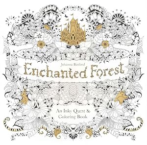 Seller image for Enchanted Forest : An Inky Quest & Coloring Book for sale by GreatBookPrices