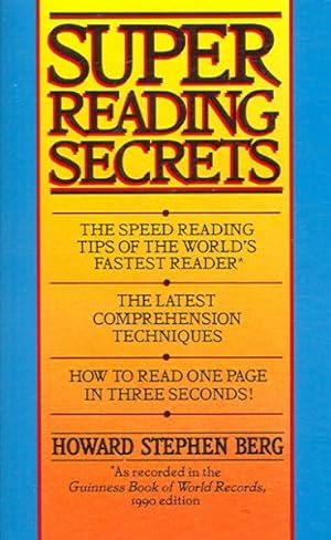 Bild des Verkufers fr Super Reading Secrets zum Verkauf von GreatBookPrices