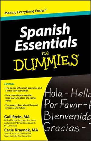 Imagen del vendedor de Spanish Essentials for Dummies a la venta por GreatBookPrices
