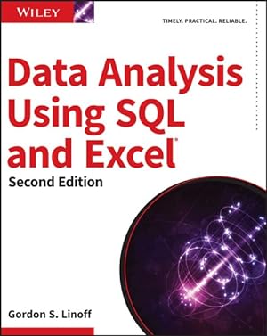 Imagen del vendedor de Data Analysis Using SQL and Excel a la venta por GreatBookPrices