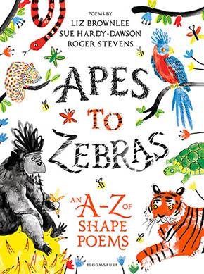 Imagen del vendedor de Apes to Zebras : An A-z of Shape Poems a la venta por GreatBookPrices