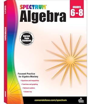 Image du vendeur pour Spectrum Algebra Grades 6-8 mis en vente par GreatBookPrices