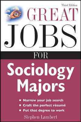 Seller image for Great Jobs for Sociology Majors for sale by GreatBookPrices