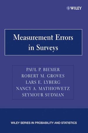 Immagine del venditore per Measurement Errors In Surveys venduto da GreatBookPrices