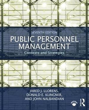 Immagine del venditore per Public Personnel Management : Contexts and Strategies venduto da GreatBookPrices