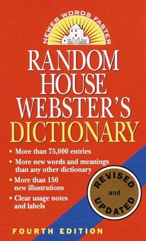 Imagen del vendedor de Random House Webster's Dictionary a la venta por GreatBookPrices