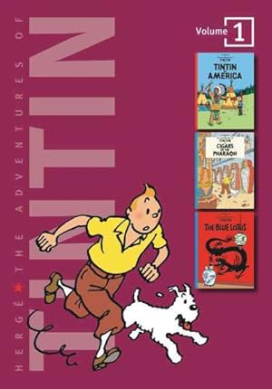 Imagen del vendedor de Adventures of Tintin : Tintin in America/Cigars of the Pharaoh/the Blue Lotus a la venta por GreatBookPrices