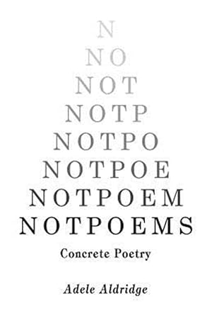 Seller image for Notpoems : Concrete Poetry for sale by GreatBookPrices