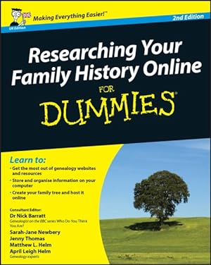 Seller image for Researching Your Family History Online for Dummies : Uk Edition for sale by GreatBookPrices