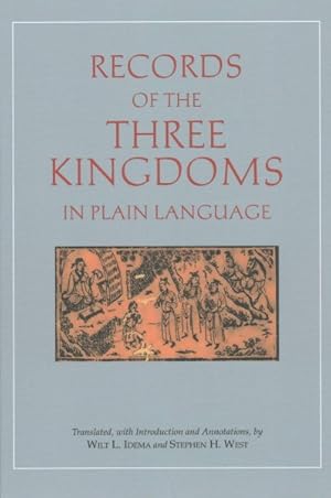 Image du vendeur pour Records of the Three Kingdoms in Plain Language mis en vente par GreatBookPrices