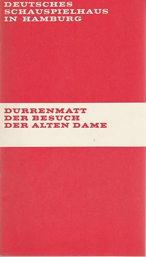 Seller image for Programmheft Der Besuch der alten Dame. Eine tragische Komdie von Friedrich Drrenmatt. Premiere 11. Mrz 1971 Spielzeit 1970 / 71 Heft 7 for sale by Programmhefte24 Schauspiel und Musiktheater der letzten 150 Jahre