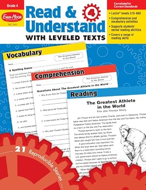 Seller image for Read & Understand With Leveled Texts : Grade 4 for sale by GreatBookPrices