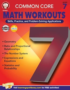 Seller image for Common Core Math Workouts : Grade 7 for sale by GreatBookPrices