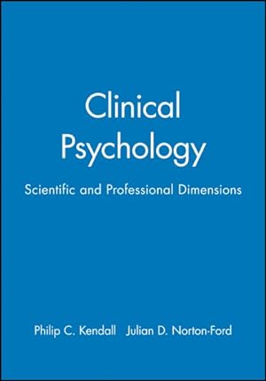 Seller image for Clinical Psychology : Scientific and Professional Dimensions for sale by GreatBookPrices