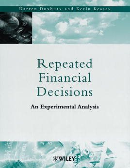 Seller image for Repeated Financial Decisions : An Experimental Analysis for sale by GreatBookPrices