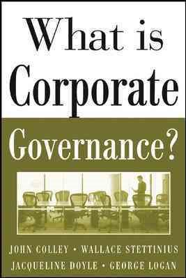 Image du vendeur pour What Is Corporate Governance? mis en vente par GreatBookPrices