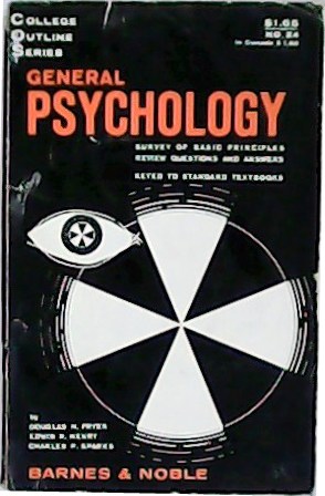 Bild des Verkufers fr General psychology. Survey of basic principles. Review questions and answer. Keyed to standard textbooks. zum Verkauf von Librera y Editorial Renacimiento, S.A.