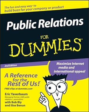 Seller image for Public Relations for Dummies for sale by GreatBookPrices