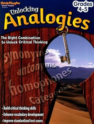Image du vendeur pour Unlocking Analogies Grade 4-5 mis en vente par GreatBookPrices