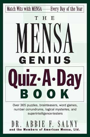 Imagen del vendedor de Mensa Genius Quiz-A-Day Book a la venta por GreatBookPrices