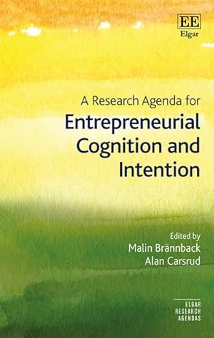 Seller image for Research Agenda for Entrepreneurial Cognition and Intention for sale by GreatBookPrices