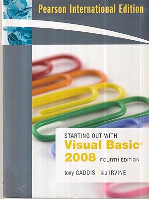 Imagen del vendedor de Starting Out with Visual Basic 2008 a la venta por Librodifaccia