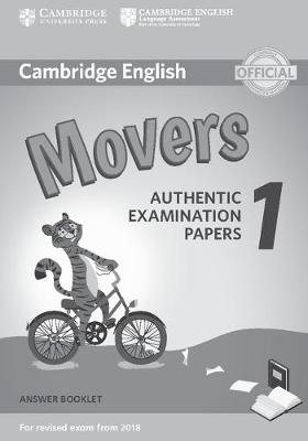 Imagen del vendedor de Cambridge English Movers 1 for Revised Exam from 2018 Answer Booklet : Authentic Examination Papers a la venta por GreatBookPrices