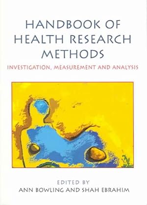 Seller image for Handbook Of Health Research Methods : Investigation, Measurement, And Analysis for sale by GreatBookPrices