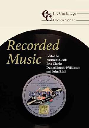 Imagen del vendedor de Cambridge Companion to Recorded Music a la venta por GreatBookPrices