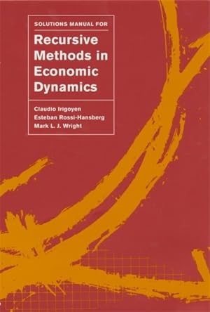 Immagine del venditore per Solutions Manual for Recursive Methods in Economic Dynamics venduto da GreatBookPrices