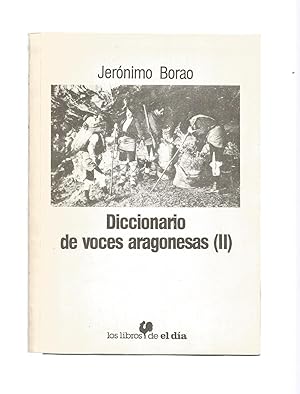 Imagen del vendedor de Diccionario de voces aragoneses (II). a la venta por Librera El Crabo