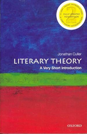 Immagine del venditore per Literary Theory : A Very Short Introduction venduto da GreatBookPrices
