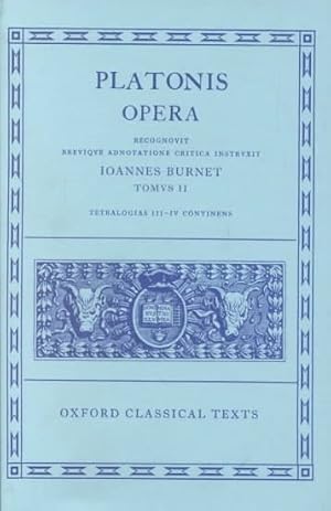 Seller image for Platonis Opera -Language: ancient_greek for sale by GreatBookPrices