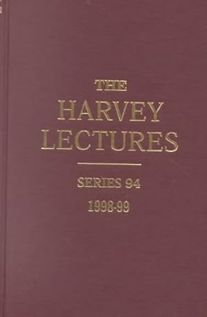 Imagen del vendedor de Harvey Lectures Delivered Under the Auspices of the Harvey Society of New York 1998-99 a la venta por GreatBookPrices