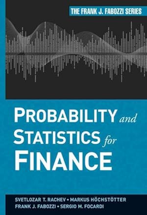 Bild des Verkufers fr Probability and Statistics for Finance zum Verkauf von GreatBookPrices