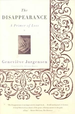 Seller image for Disappearance : A Primer of Loss for sale by GreatBookPrices