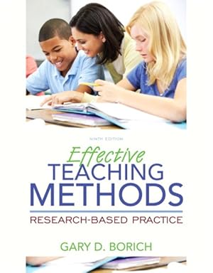 Bild des Verkufers fr Effective Teaching Methods : Research-Based Practice zum Verkauf von GreatBookPrices