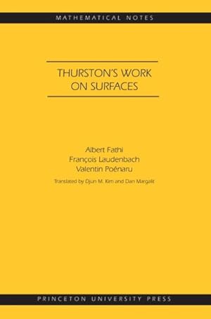 Image du vendeur pour Thurston's Work on Surfaces mis en vente par GreatBookPrices