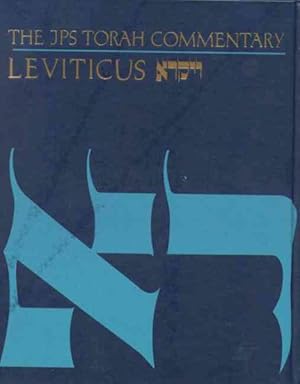 Imagen del vendedor de Leviticus : The Traditional Hebrew Text With the New JPS Translation a la venta por GreatBookPrices