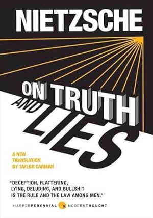 Imagen del vendedor de On Truth and Untruth : Selected Writings a la venta por GreatBookPrices