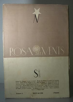 ROSA DELS VENTS. Revista mensual de literatura, assaigs i crítica. Director : Josep Janés i Olive...