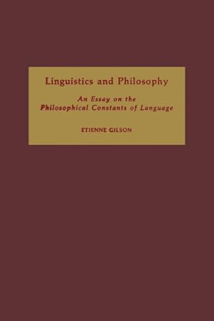 Bild des Verkufers fr Linguistics and Philosophy : An Essay on the Philosophical Constants of Language zum Verkauf von GreatBookPrices