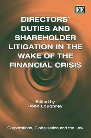 Seller image for Directors' Duties and Shareholder Litigation in the Wake of the Financial Crisis for sale by GreatBookPrices