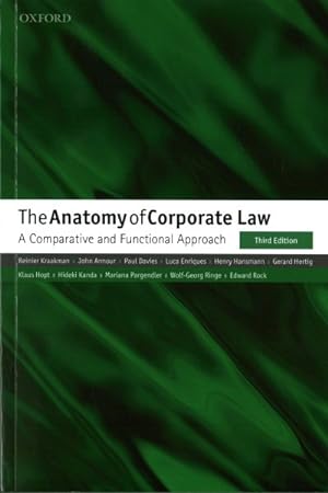 Seller image for Anatomy of Corporate Law : A Comparative and Functional Approach for sale by GreatBookPrices