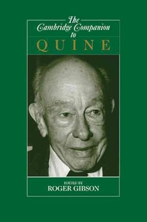 Imagen del vendedor de Cambridge Companion to Quine a la venta por GreatBookPrices