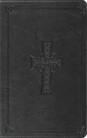 Seller image for Holy Bible : English Stanard Version, Thinline, Charcoal, Celtic Cross Design Synthetic Leather Red Letter for sale by GreatBookPrices